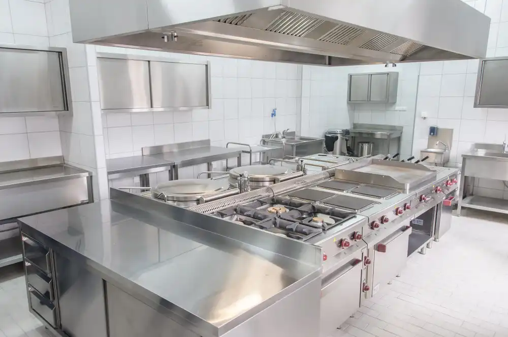 Commercial kitchen install